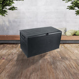 Gardening Accessories: Patio Deck Box Outdoor Storage Plastic Bench Box 450 Litre