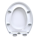 Quick Release Soft Close Toilet Seat White Bathroom Heavy Duty