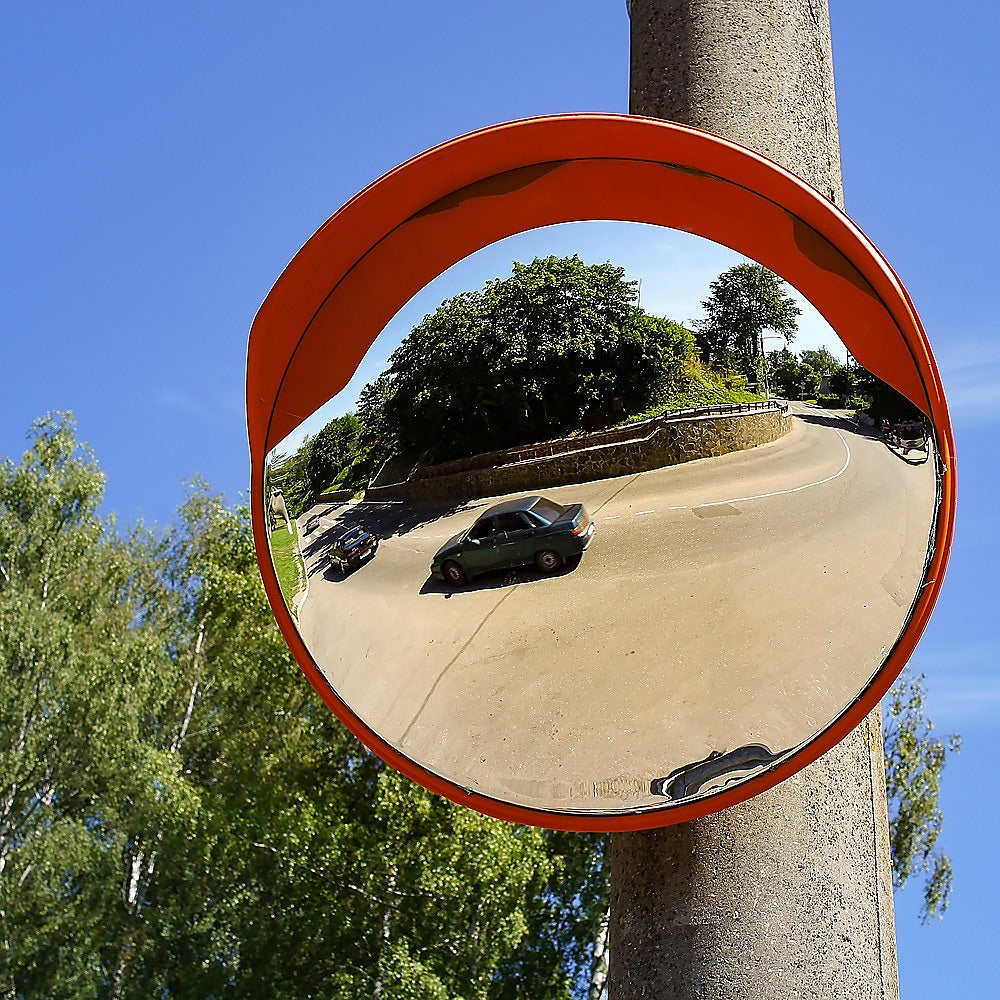 Traffic Control & Parking Tools: 60cm Round Convex Mirror Blind Spot Safety Traffic Driveway Shop Wide Angle