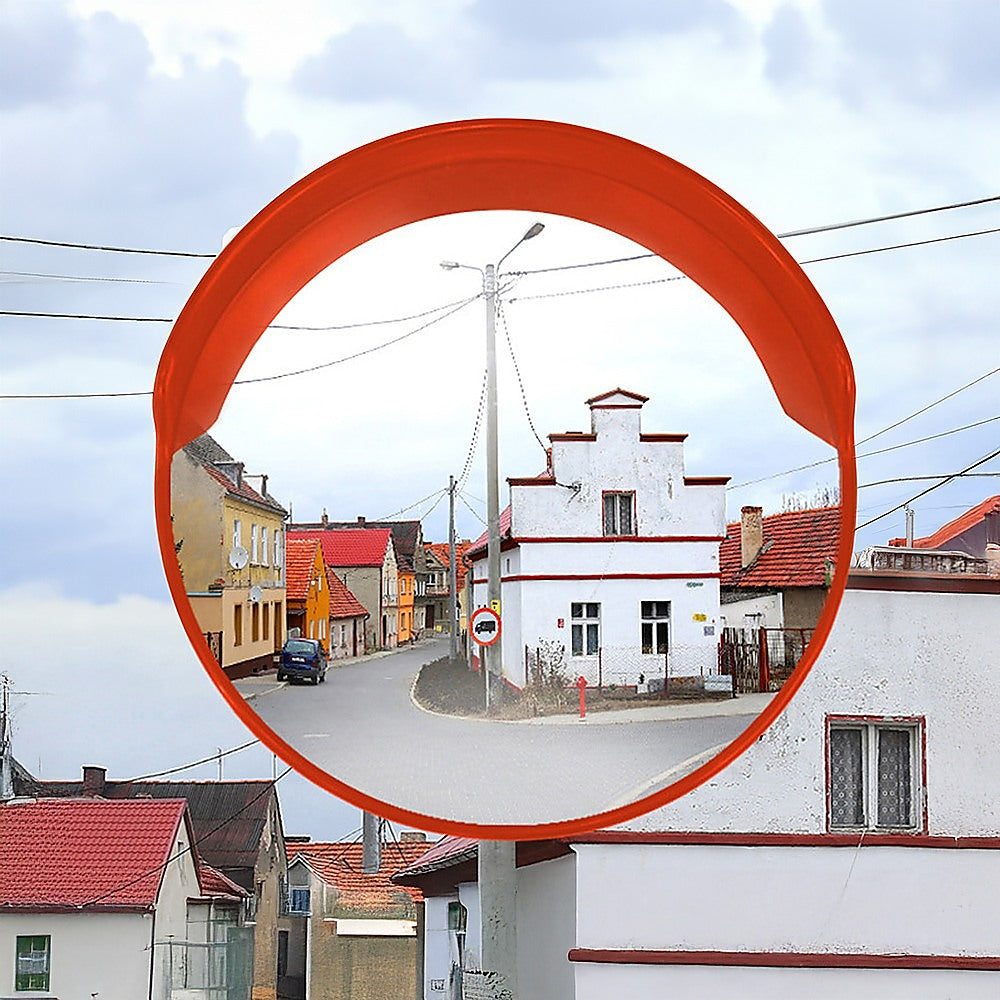 Traffic Control & Parking Tools: 60cm Round Convex Mirror Blind Spot Safety Traffic Driveway Shop Wide Angle
