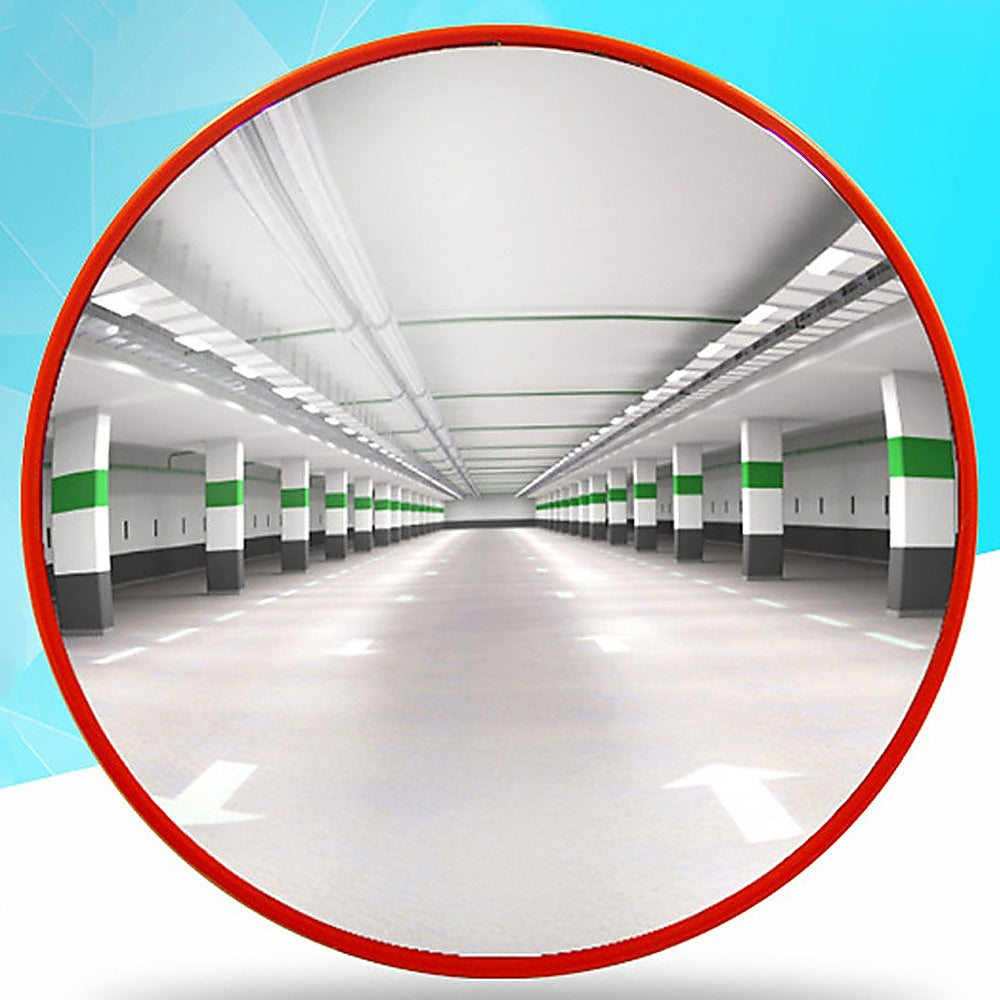 Traffic Control & Parking Tools: 60cm Wide Angle Security Curved Convex Road Safety Mirror Traffic Driveway