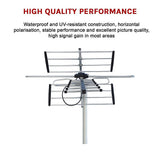 TVs & Accessories: Digital TV Outdoor Antenna Aerial UHF VHF FM Signal Booster HD