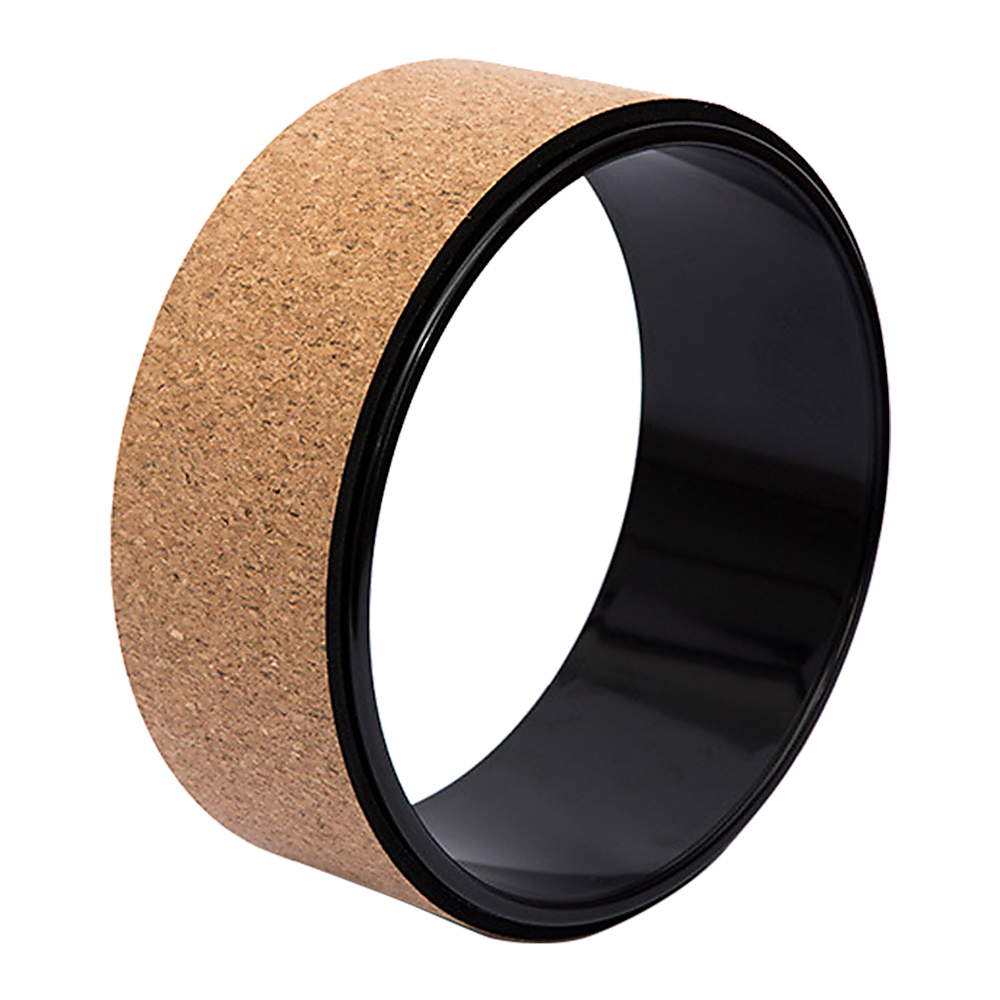 Yoga & Pilates: Yoga Pilates Wheel Cork Circle Prop Back Chest Hips Abdomen Stretch Roller