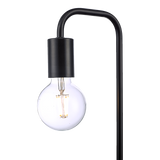 Table Lamps: Modern Table lamp Desk Light Timber Base Bedside Bedroom Black