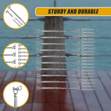Hardware Hooks: Stainless Steel Wire Rope DIY Balustrade Kit Jaw/Swage Fork Turnbuckle - 10 pack