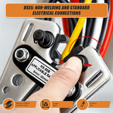 6-50 mm2 Wire Crimper Cable Crimp Electric Tube Crimping Hand Tool Battery Lug