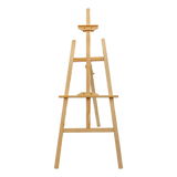 Arts & Crafts: Pine Wood Easel Artist Art Display Painting Shop Tripod Stand Wedding