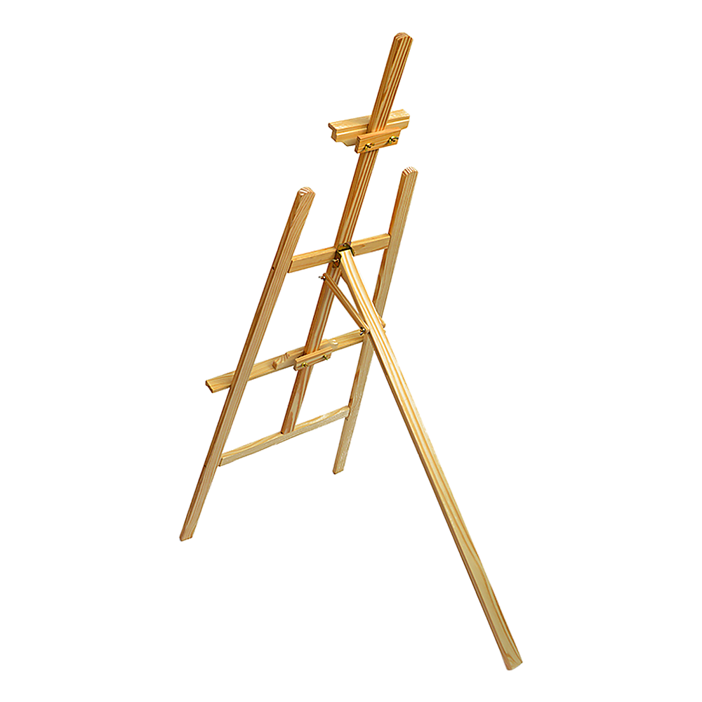 Arts & Crafts: Pine Wood Easel Artist Art Display Painting Shop Tripod Stand Wedding