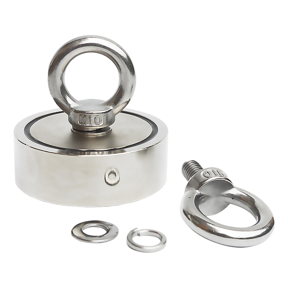 Fishing Tackle: 340Kg Salvage Strong Recovery Magnet Neodymium Hook Treasure Hunting Fishing