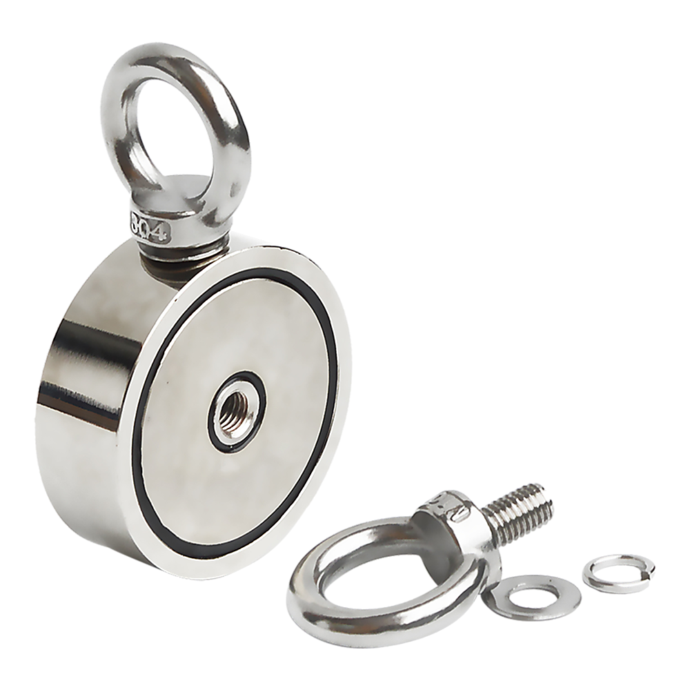 Fishing Tackle: 340Kg Salvage Strong Recovery Magnet Neodymium Hook Treasure Hunting Fishing