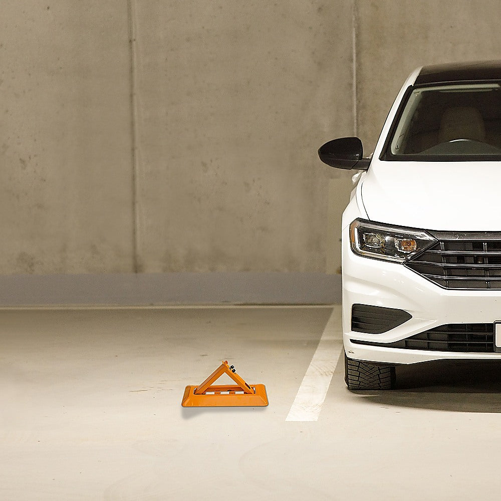 Masonry Tools: Fold Down Vehicle Security Car Parking Spot Lock Safety Bollard Barrier