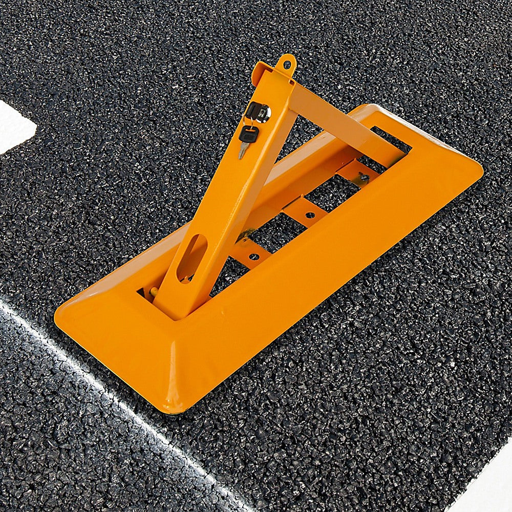 Masonry Tools: Fold Down Vehicle Security Car Parking Spot Lock Safety Bollard Barrier
