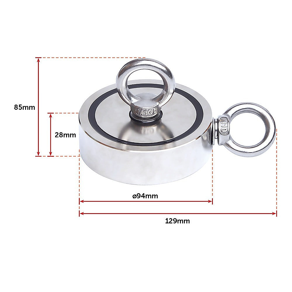 Fishing Tackle: 700Kg Salvage Strong Recovery Magnet Neodymium Hook Treasure Hunting Fishing