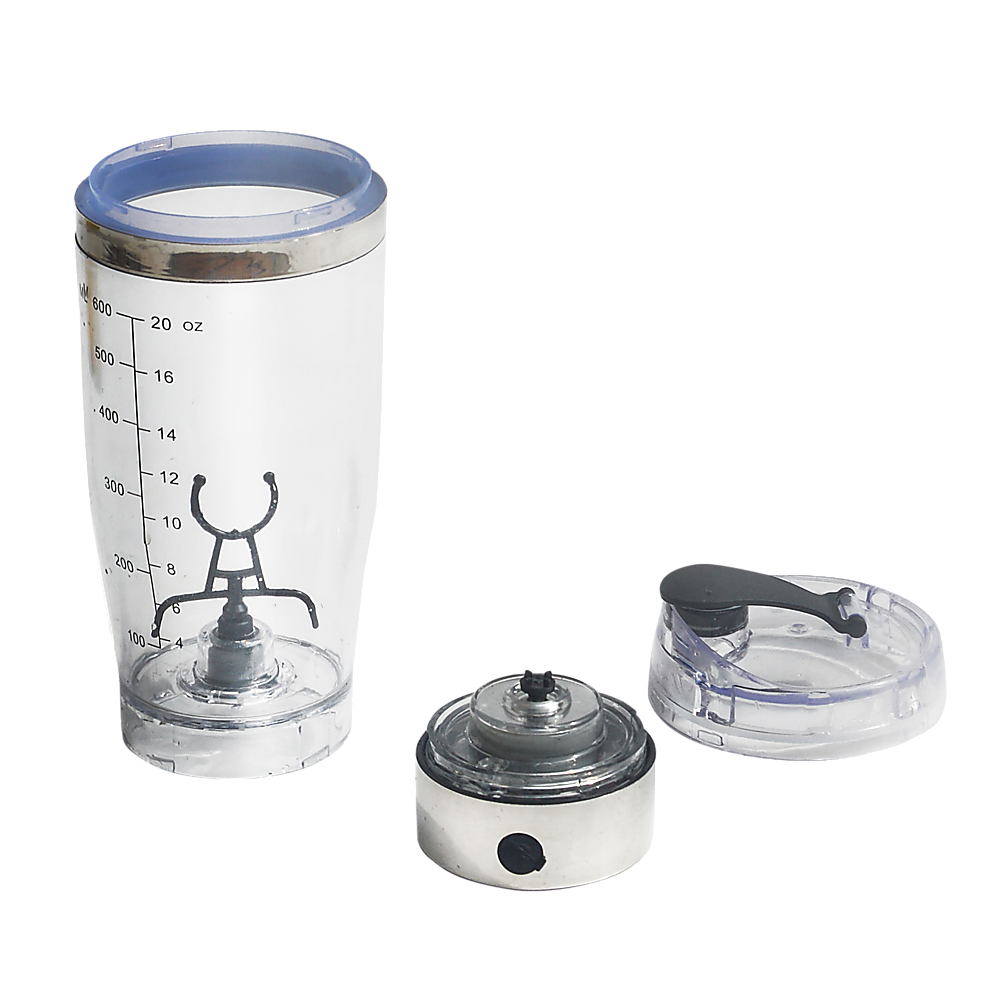 Gym Equipment & Accessories: 600ml Electric Smart Portable Blender Protein Shaker Bottle Cup