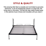 Beds & Bed Frames: Palermo Double Size Wall Bed Mechanism Hardware Kit Diamond Edition