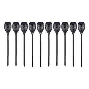 10 Pack Solar Torch Lights 96 LED Flickering Lighting Dancing Flame Garden Lamp