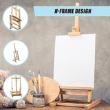 Arts & Crafts: Tabletop Easel Wood Studio H-Frame Artist Art Display Painting Shop Tripod Stand Wedding