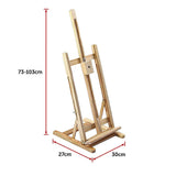 Arts & Crafts: Tabletop Easel Wood Studio H-Frame Artist Art Display Painting Shop Tripod Stand Wedding