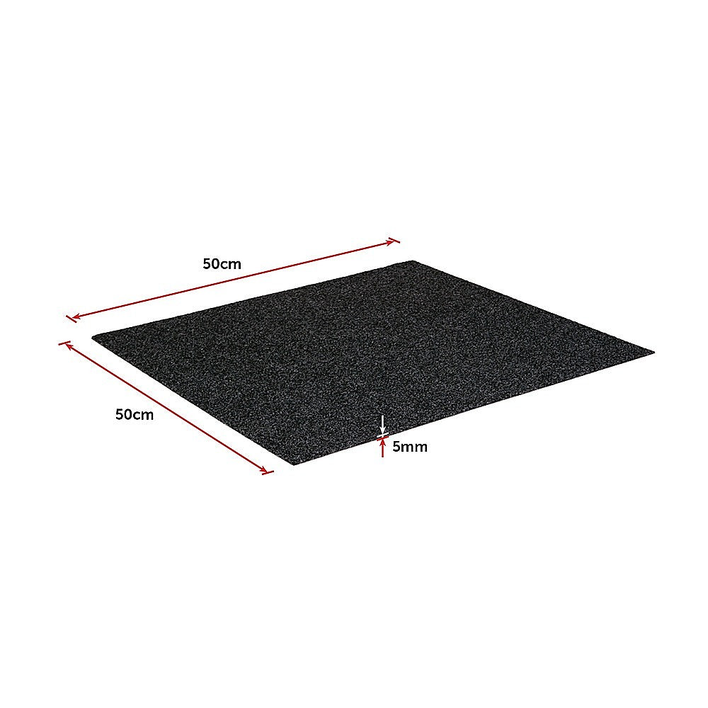 Flooring: 5m2 Box of Premium Carpet Tiles Commercial Domestic Office Heavy Use Flooring Charcoal