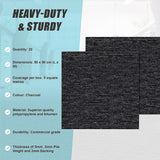 Flooring: 5m2 Box of Premium Carpet Tiles Commercial Domestic Office Heavy Use Flooring Charcoal