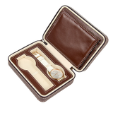 Arts & Crafts: 4 Watch Box Display Travel Case PU Leather