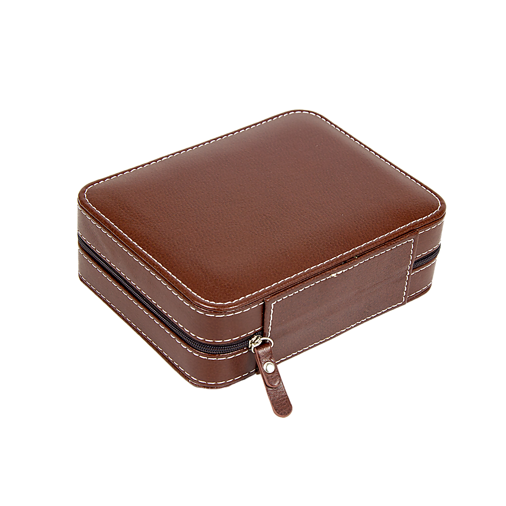 Arts & Crafts: 4 Watch Box Display Travel Case PU Leather
