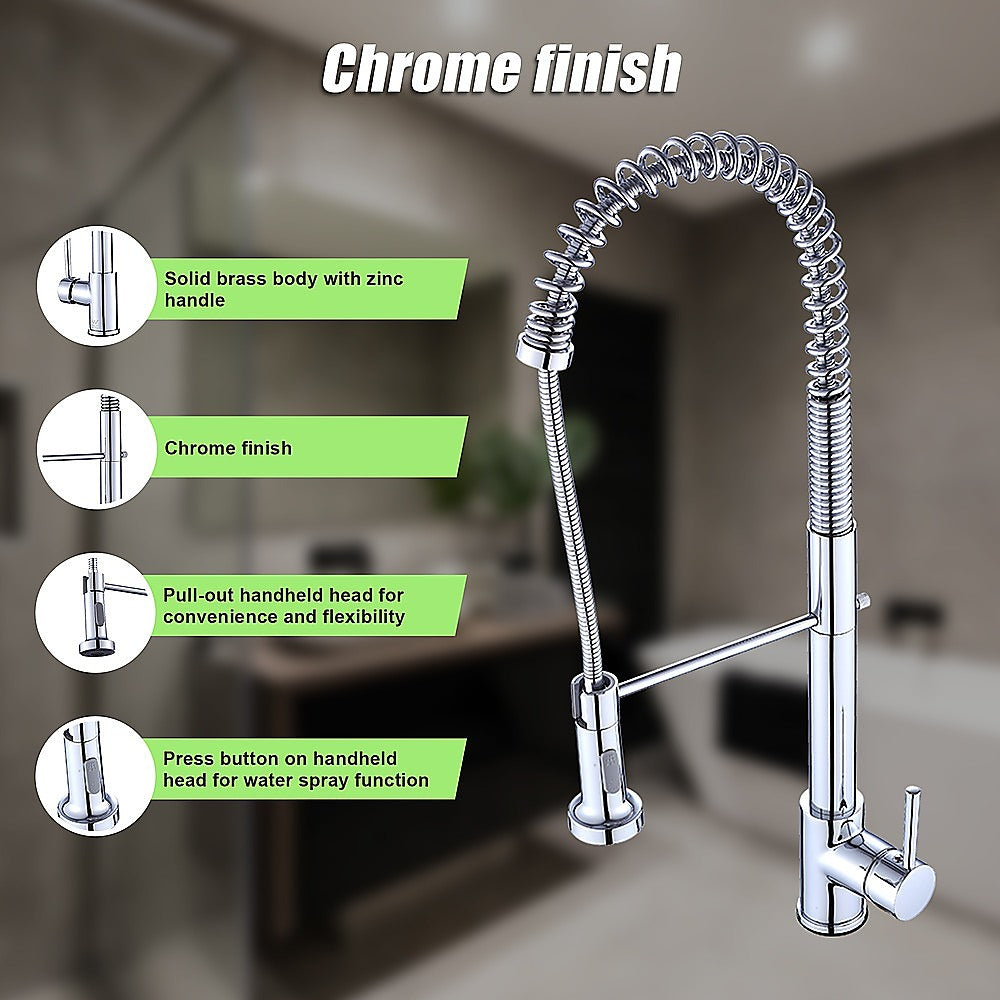 Tap & Sink Accessories: Basin Mixer Pull-Out Kitchen Tap Faucet Laundry Sink
