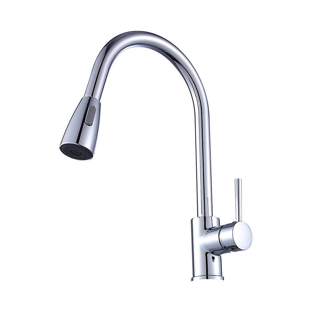 Tap & Sink Accessories: Basin Mixer Pull-Down Tap Faucet -Kitchen Laundry Bathroom Sink
