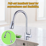 Tap & Sink Accessories: Basin Mixer Pull-Down Tap Faucet -Kitchen Laundry Bathroom Sink