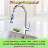 Tap & Sink Accessories: Basin Mixer Pull-Down Tap Faucet -Kitchen Laundry Bathroom Sink