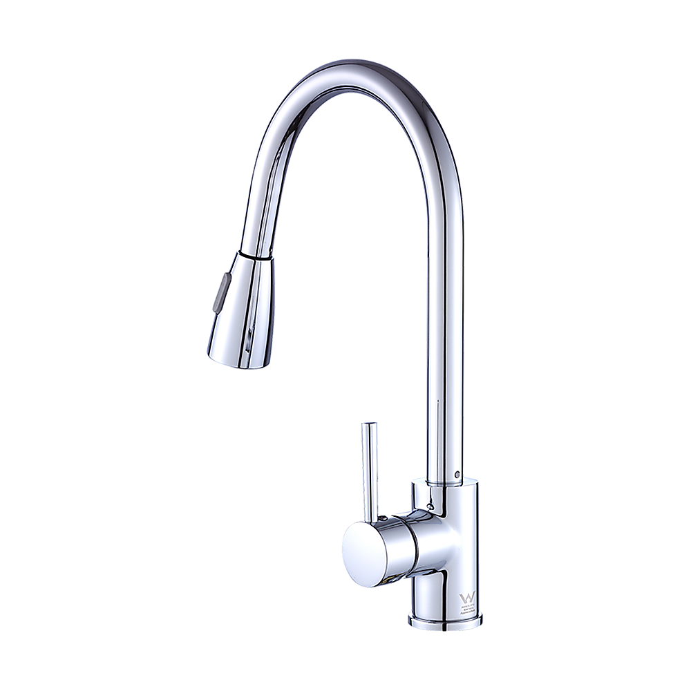 Tap & Sink Accessories: Basin Mixer Pull-Down Tap Faucet -Kitchen Laundry Bathroom Sink