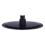 200mm Shower Head Round 304SS Electroplated Matte Black Finish