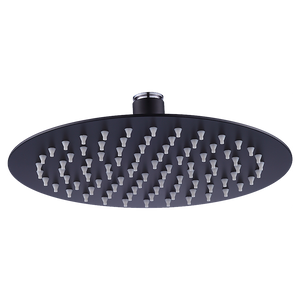 200mm Shower Head Round 304SS Electroplated Matte Black Finish