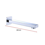 228mm Bath Spout Polished Chrome Finish