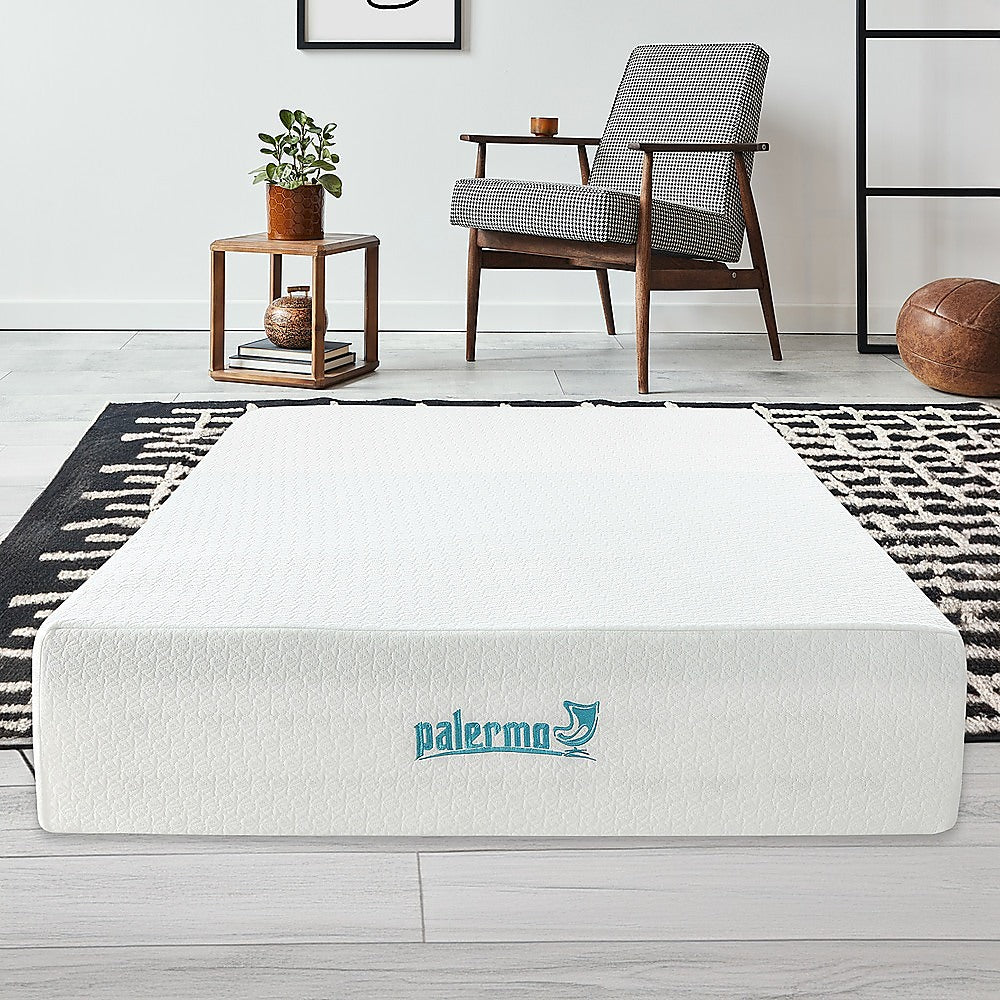 Double Mattress: Double 30cm Green Tea Memory Foam Mattress  Cooling Comfort with CertiPUR-US Certified Foam