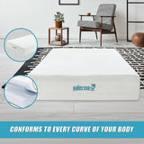 Double Mattress: Double 30cm Green Tea Memory Foam Mattress  Cooling Comfort with CertiPUR-US Certified Foam