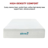 Double Mattress: Double 30cm Green Tea Memory Foam Mattress  Cooling Comfort with CertiPUR-US Certified Foam