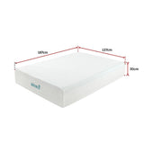Double Mattress: Double 30cm Green Tea Memory Foam Mattress  Cooling Comfort with CertiPUR-US Certified Foam