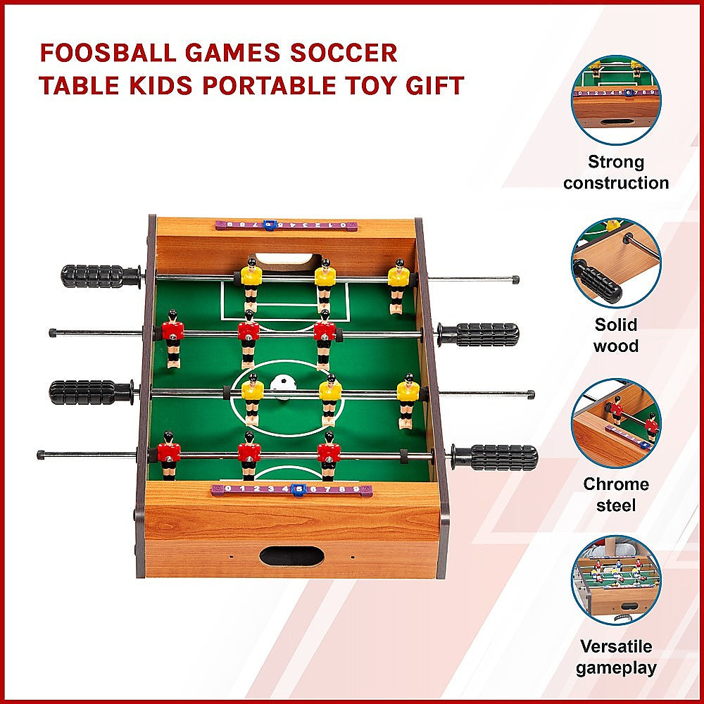 Activity Games: Foosball Games Soccer Table Kids Portable Toy Gift