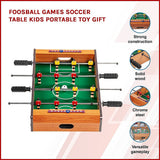 Activity Games: Foosball Games Soccer Table Kids Portable Toy Gift