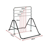 Gym Equipment & Accessories: Kids Gymnastics Bars Training Horizontal Bar Monkey Kip Bar Black