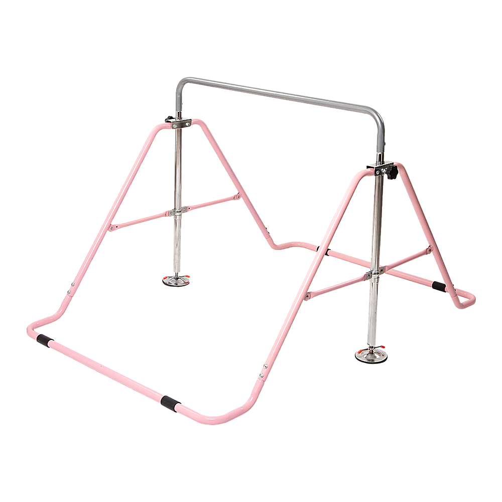 Gymnastics: Kids Gymnastics Bars Training Horizontal Bar Monkey Kip Bar Pink