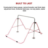 Gymnastics: Kids Gymnastics Bars Training Horizontal Bar Monkey Kip Bar Pink