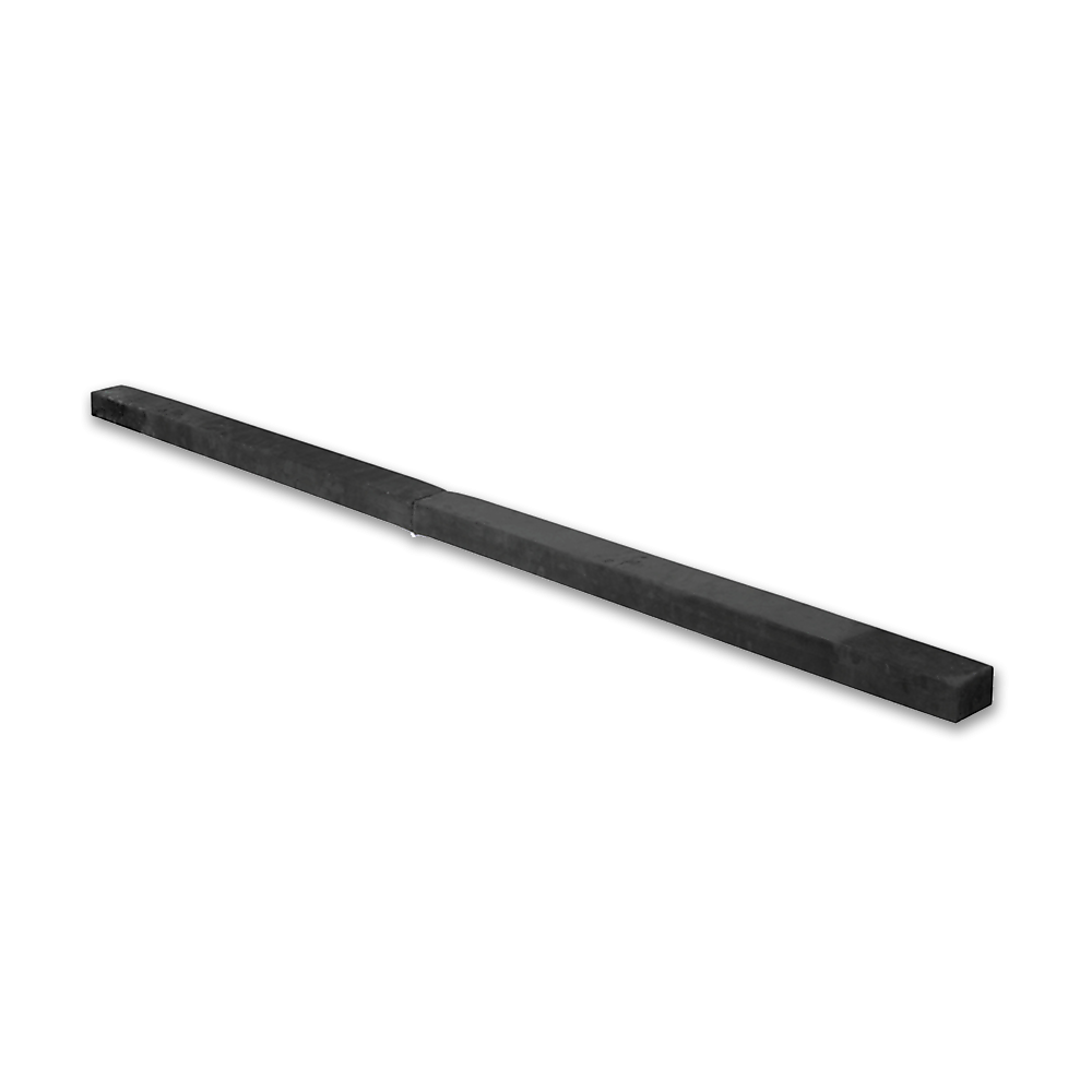 Yoga & Pilates: 2.2m Gymnastics Folding Balance Beam Black Synthetic Suede