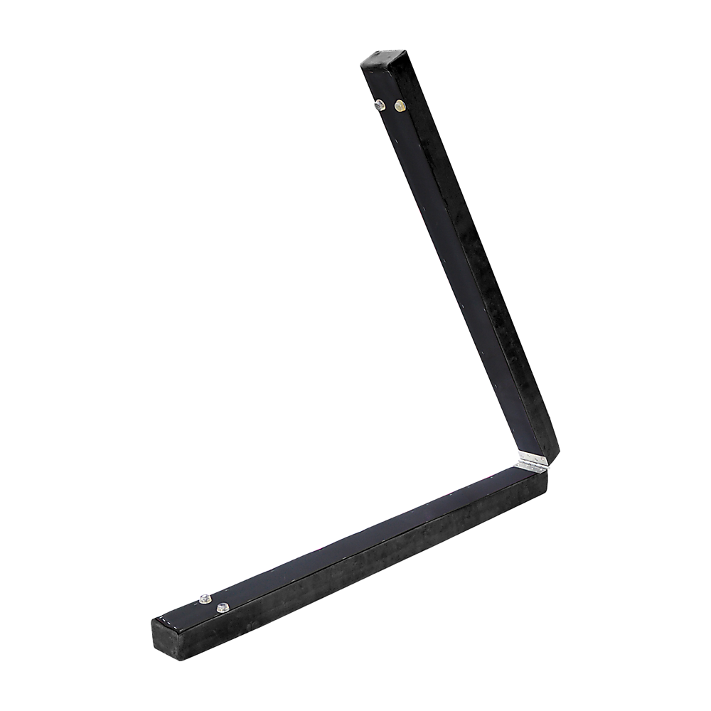 Yoga & Pilates: 2.2m Gymnastics Folding Balance Beam Black Synthetic Suede