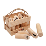 Activity Games: Number Toss Wooden Set Outdoor Games with Carry Case