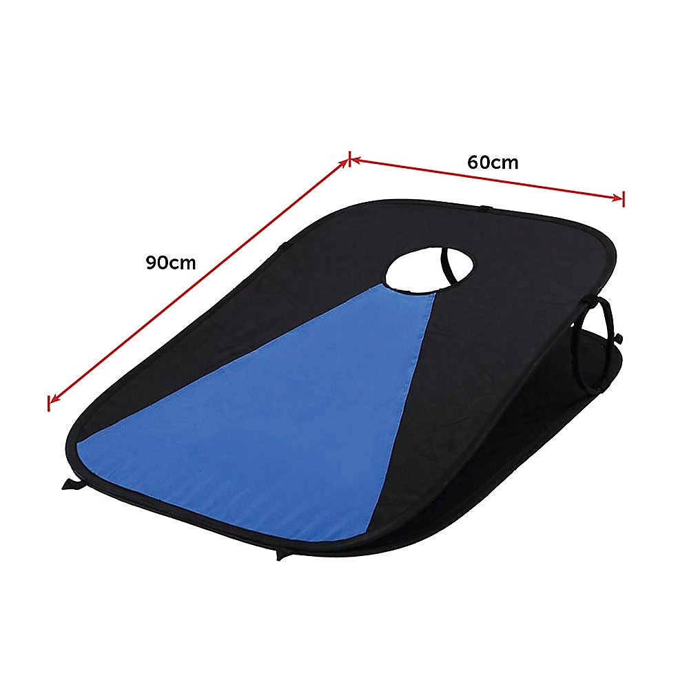Activity Games: Collapsible Portable Corn Hole Boards With 8 Cornhole Bean Bags, Carry Case