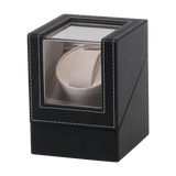 Arts & Crafts: Automatic Watch Winder Display Box Case Motor Rotation Storage PU Leather