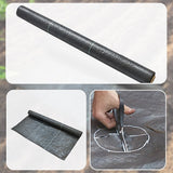 Gardening Accessories: Heavy Duty Weed Control PP Woven Fabric Weed Mat Gardening Plant 1.83m x 30m
