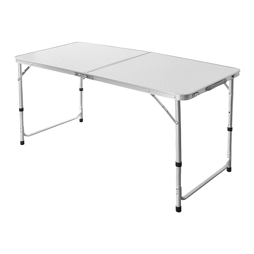 Outdoor Dining Sets: Aluminium Folding Table 120cm Portable Indoor Outdoor Picnic Party Camping Tables